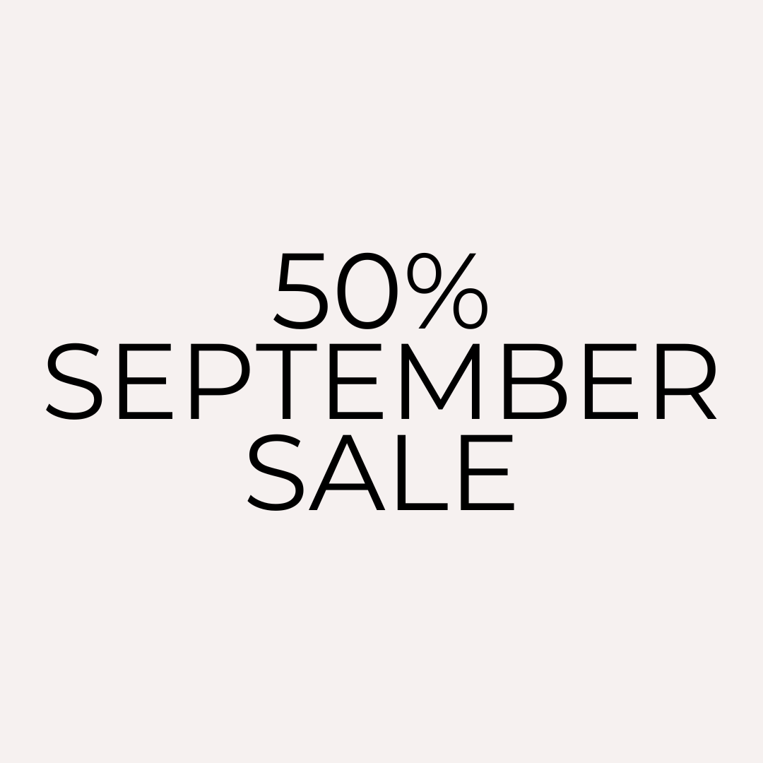 50% Off September Sale