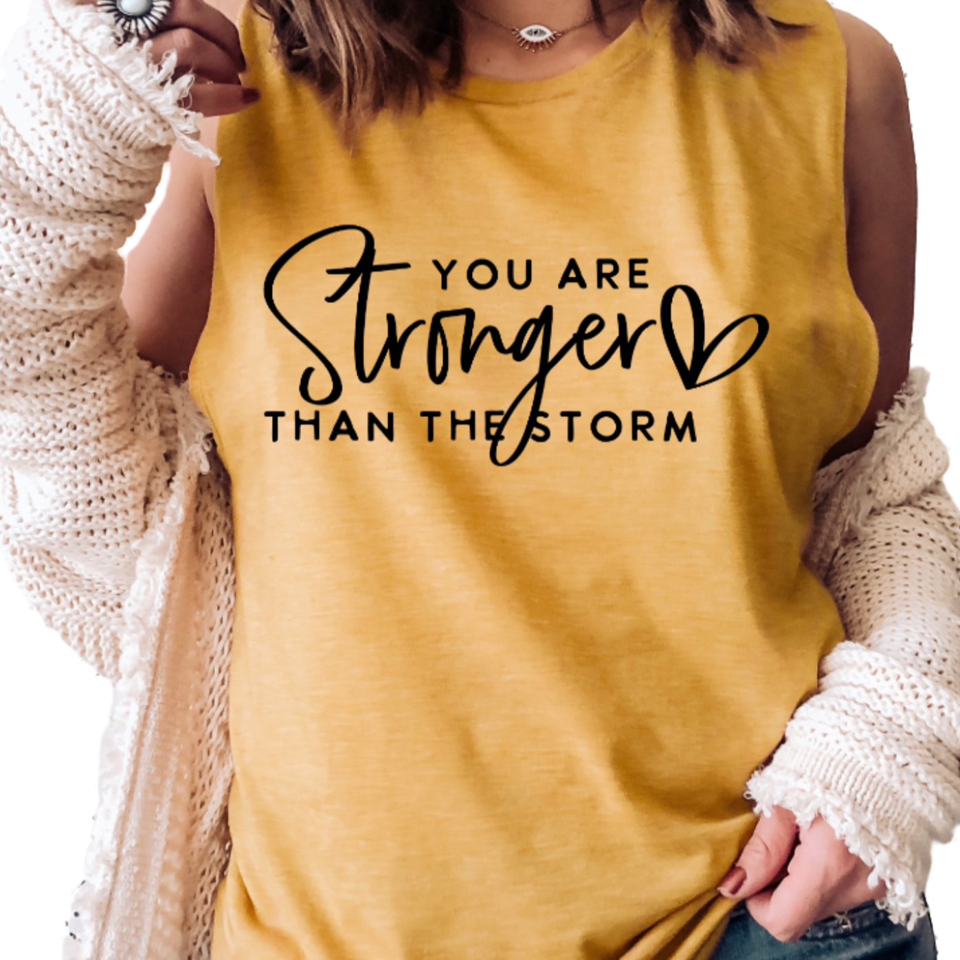 PREORDER Your are Stronger Than the Storm Tee & Tank Tops