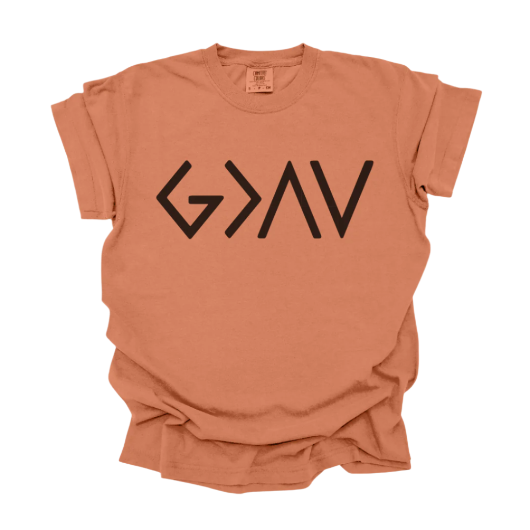 God is Greater Tee - Yam