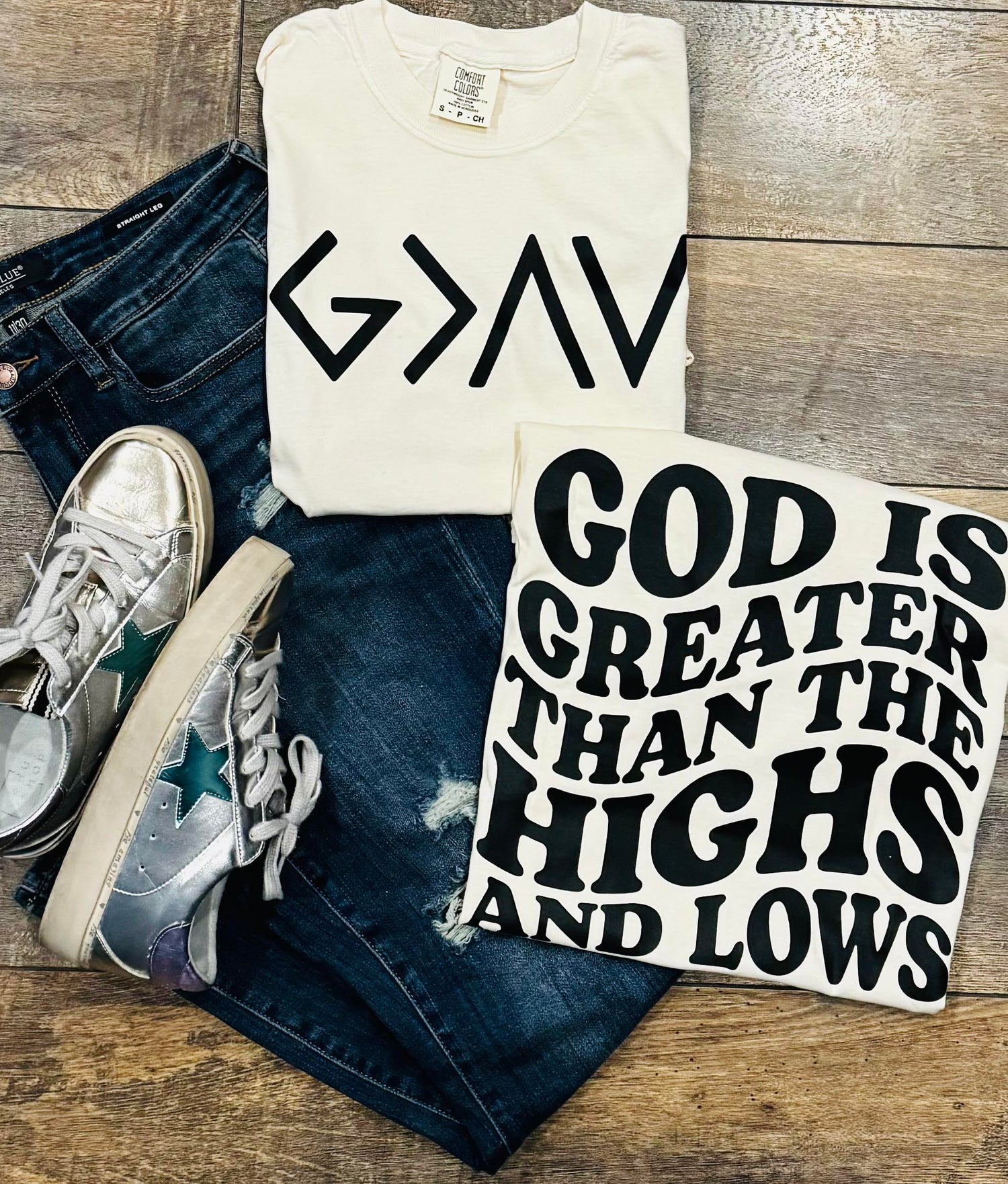 God is Greater Tee - Ivory