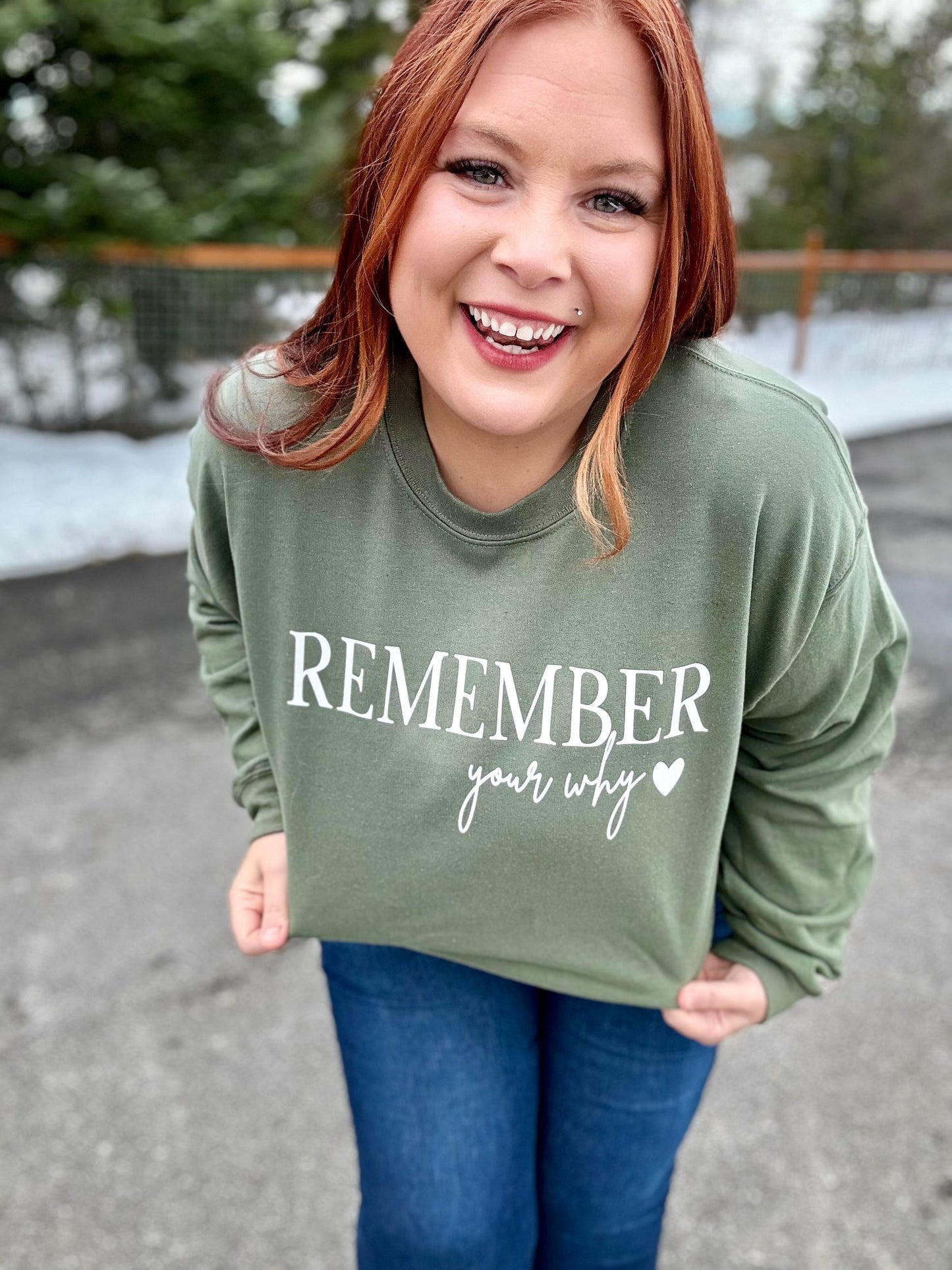 Remember Your Why Graphic Pullover