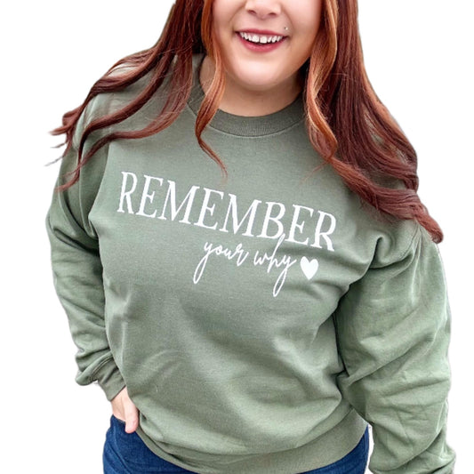 Remember Your Why Graphic Pullover