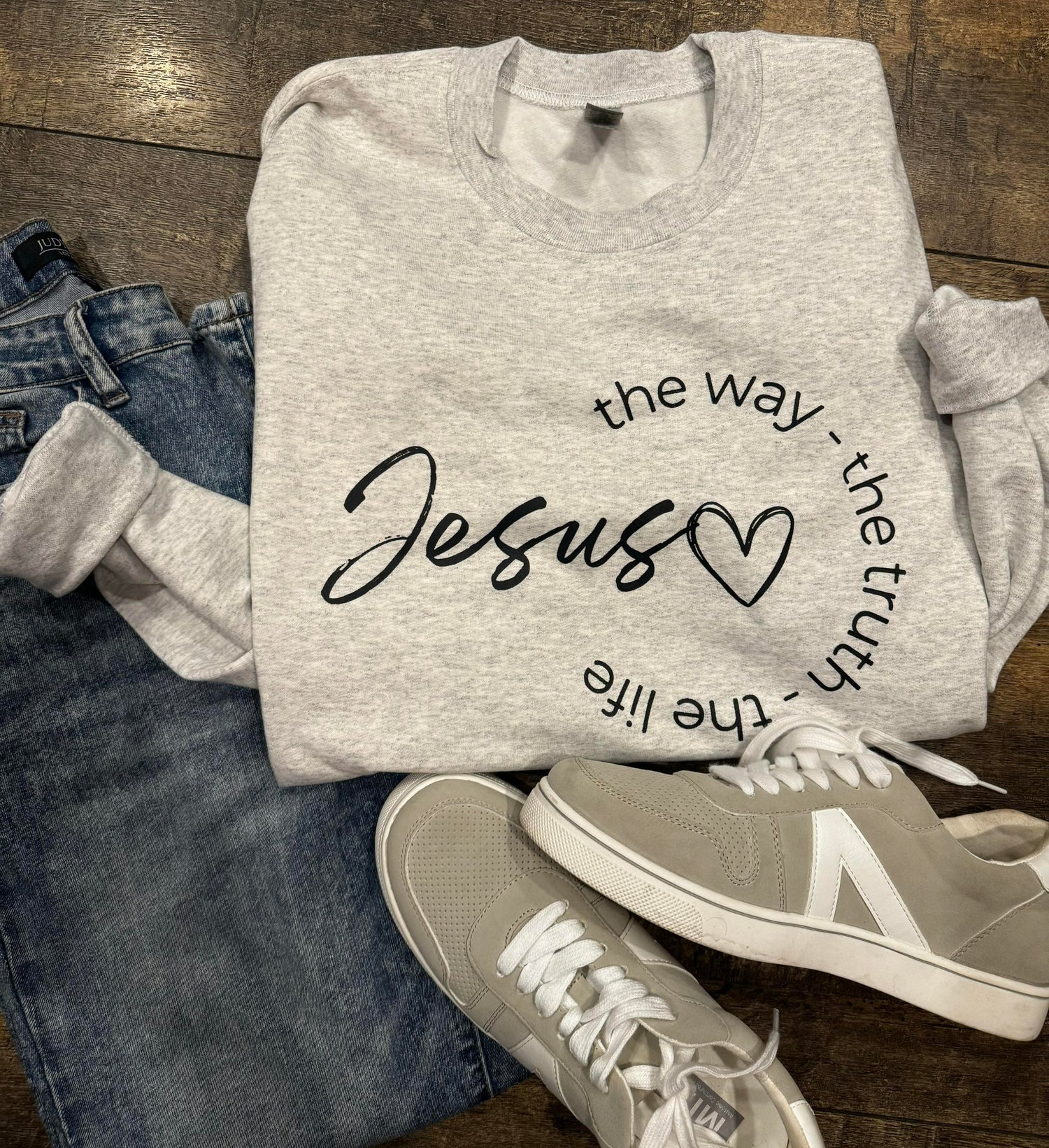 Jesus the Life Crewneck