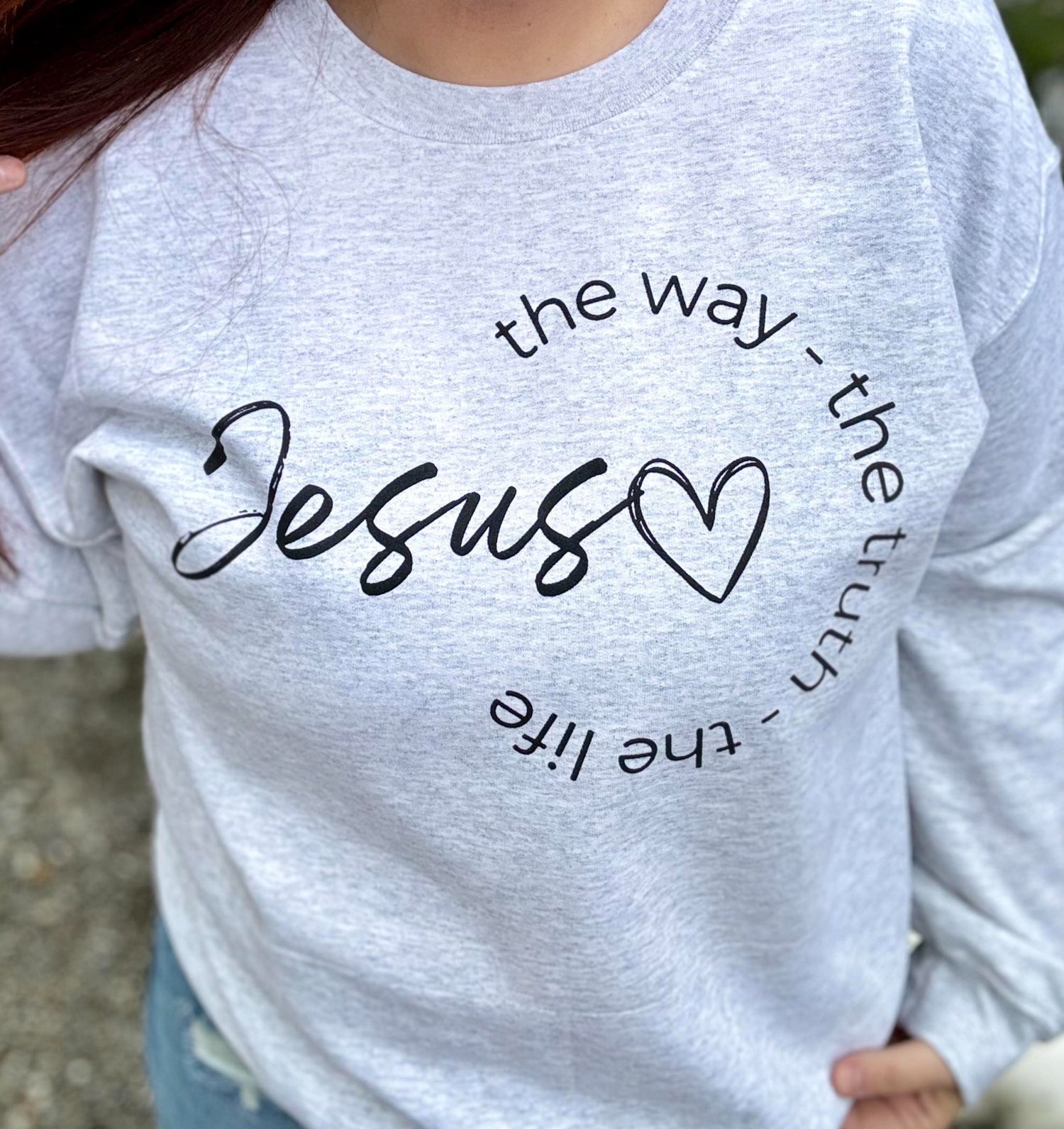 Jesus the Life Crewneck