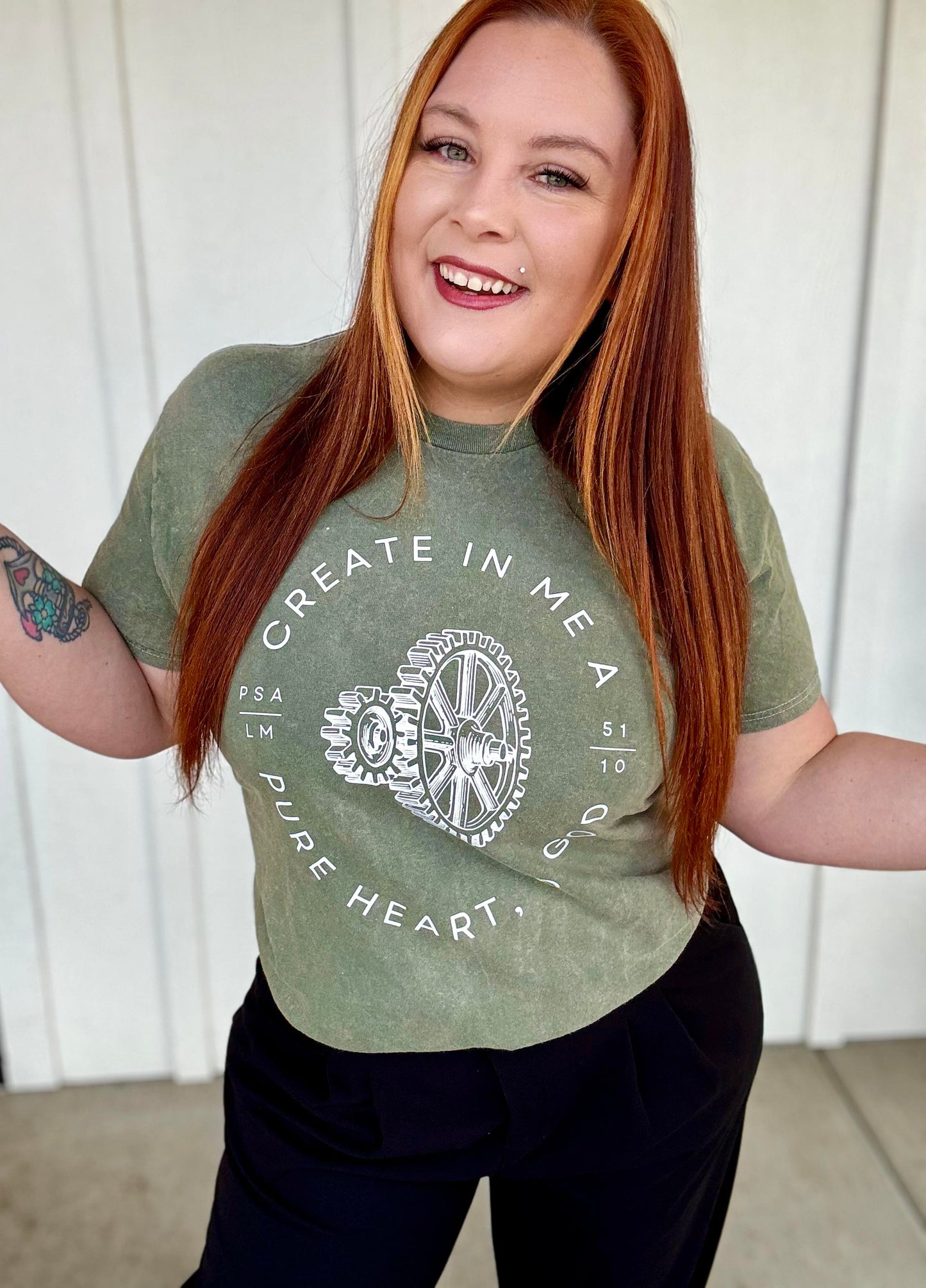 Create in Me a Pure Heart Graphic Tee