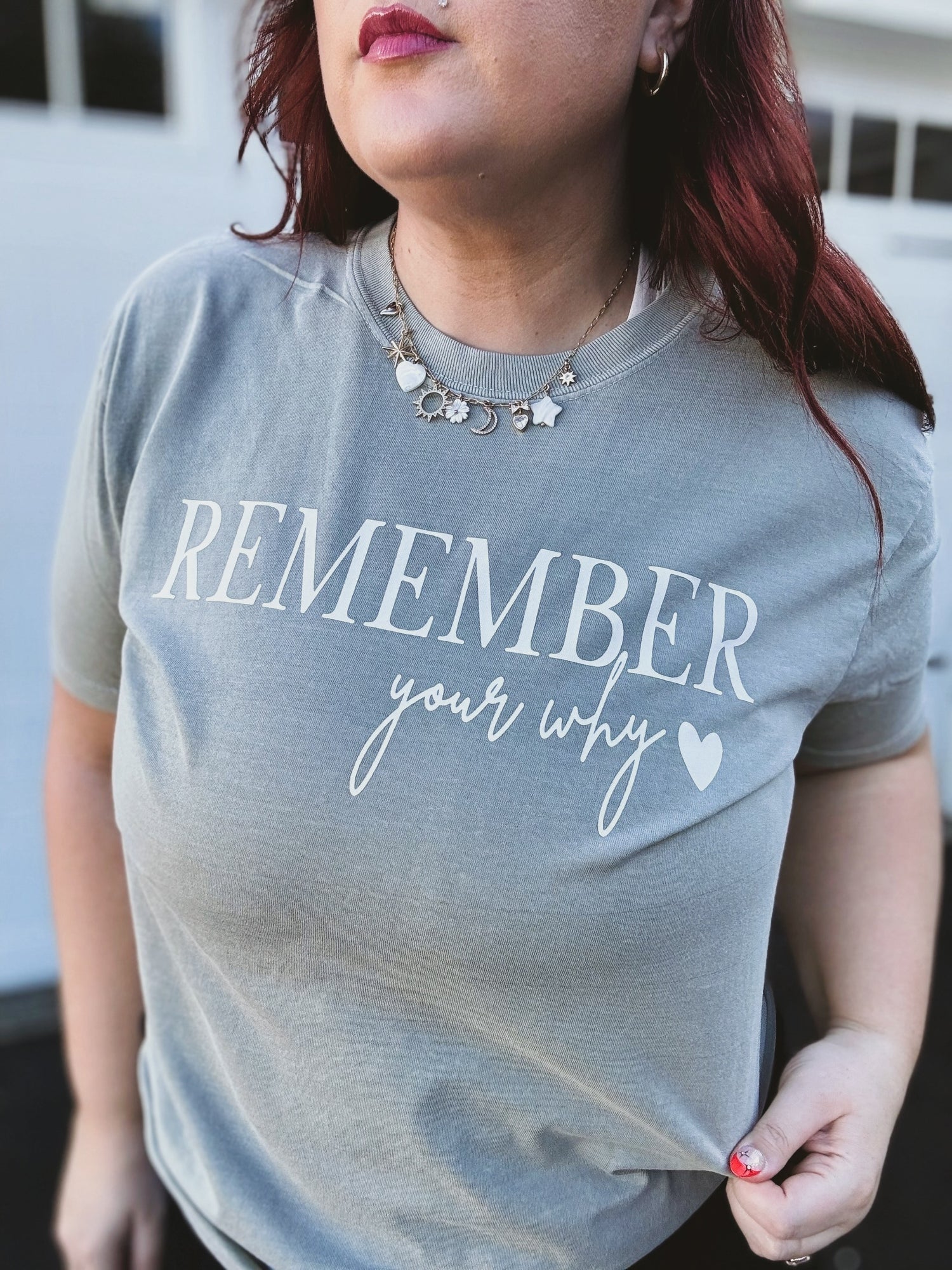 Remember Your Why Graphic Tee in 3 Colors