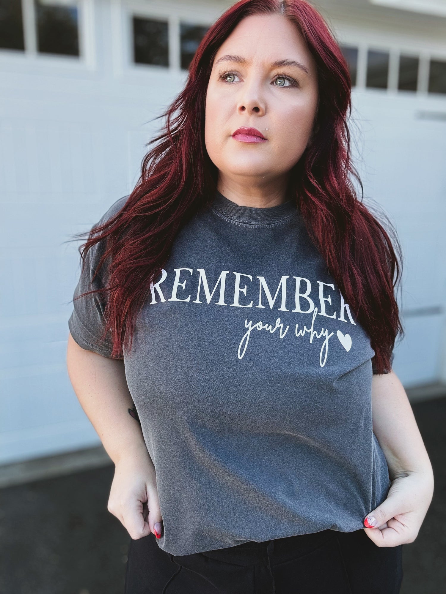 Remember Your Why Graphic Tee in 3 Colors