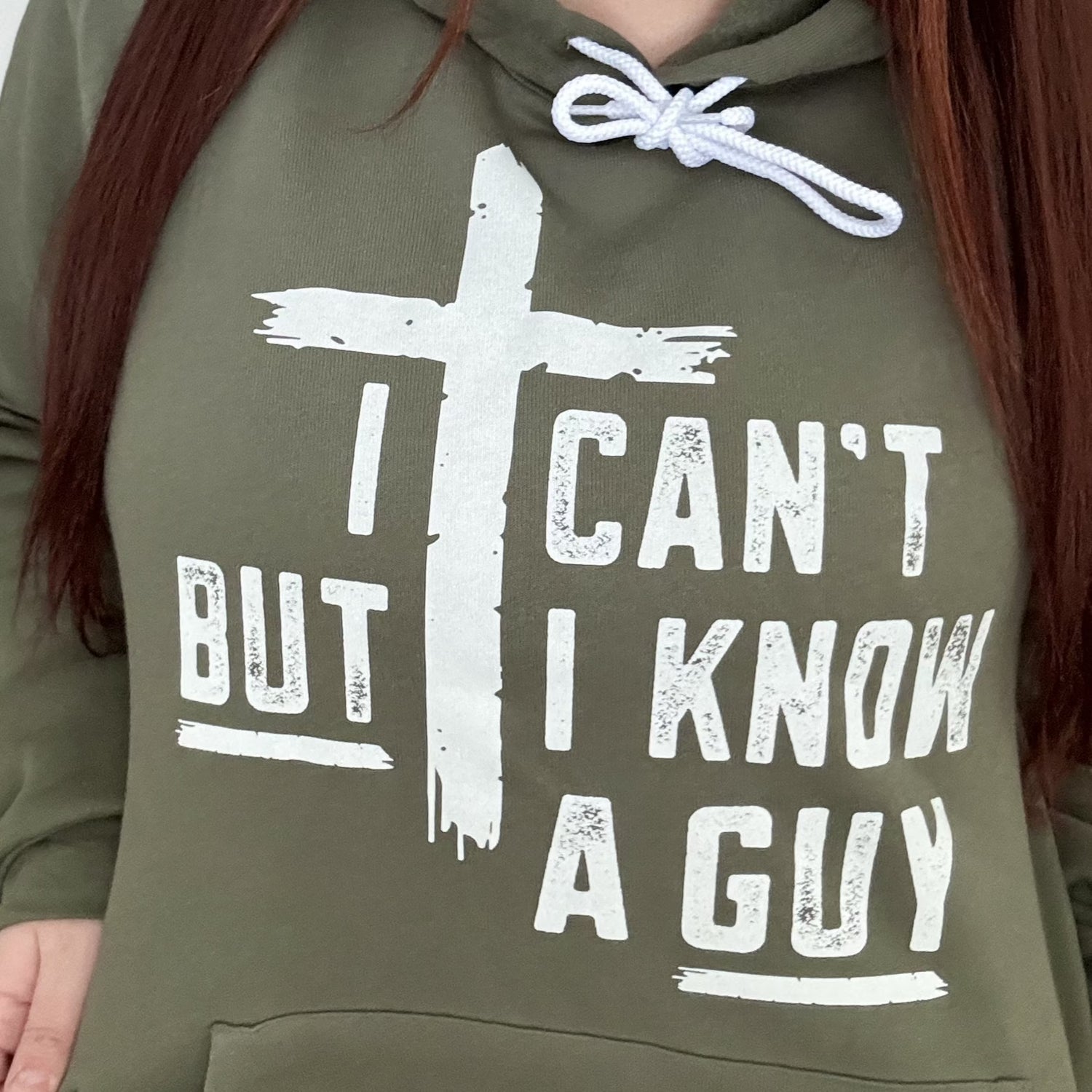 I Can't but I know a Guy Sponge Fleece Hoodie