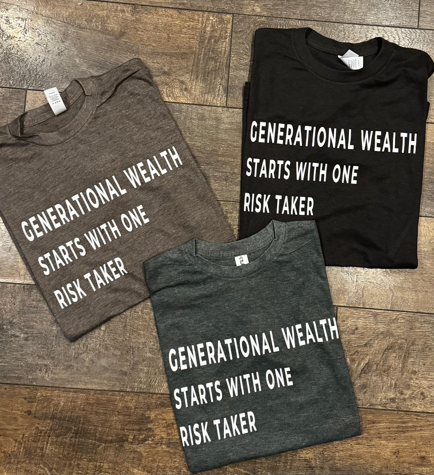 Generational Wealth Graphic Tee- 3 Colors