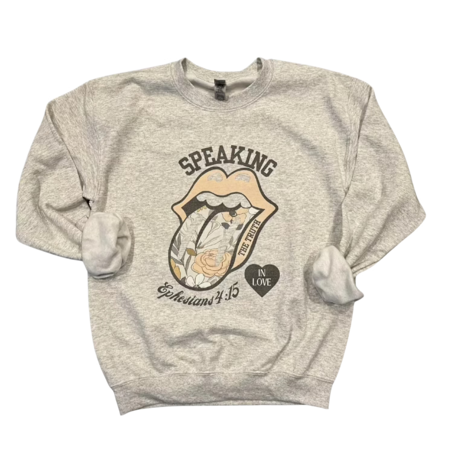 Speaking Life in Love Crewneck