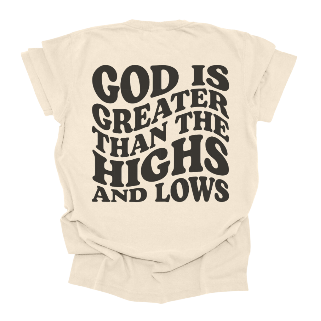 God is Greater Tee - Ivory