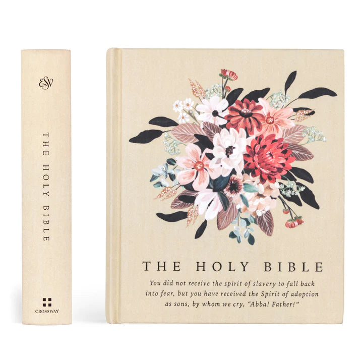 ESV JOURNALING BIBLE: Beige Floral