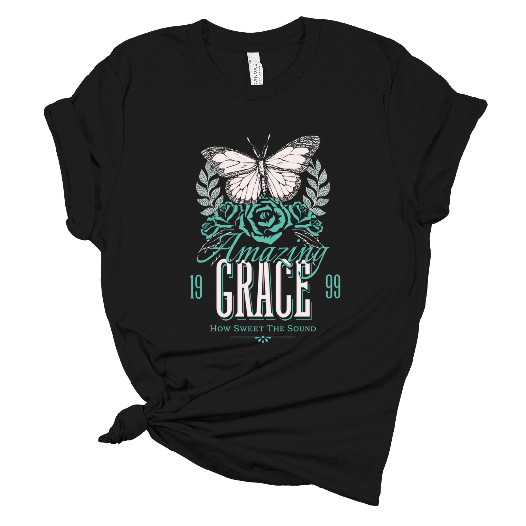 Amazing Grace Graphic Tee in Black *LIMITED LAUNCH*