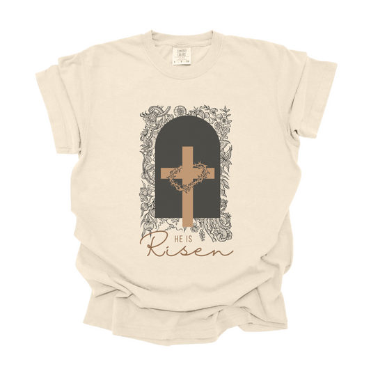 He is Risen Graphic Tee in Ivory
