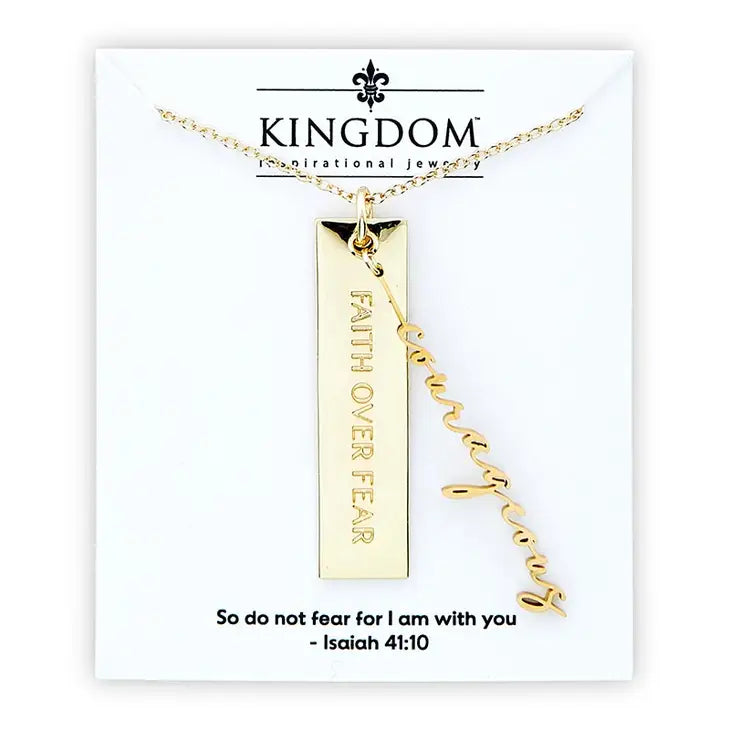 Kingdom Nameplate Necklaces- Multiple Designs