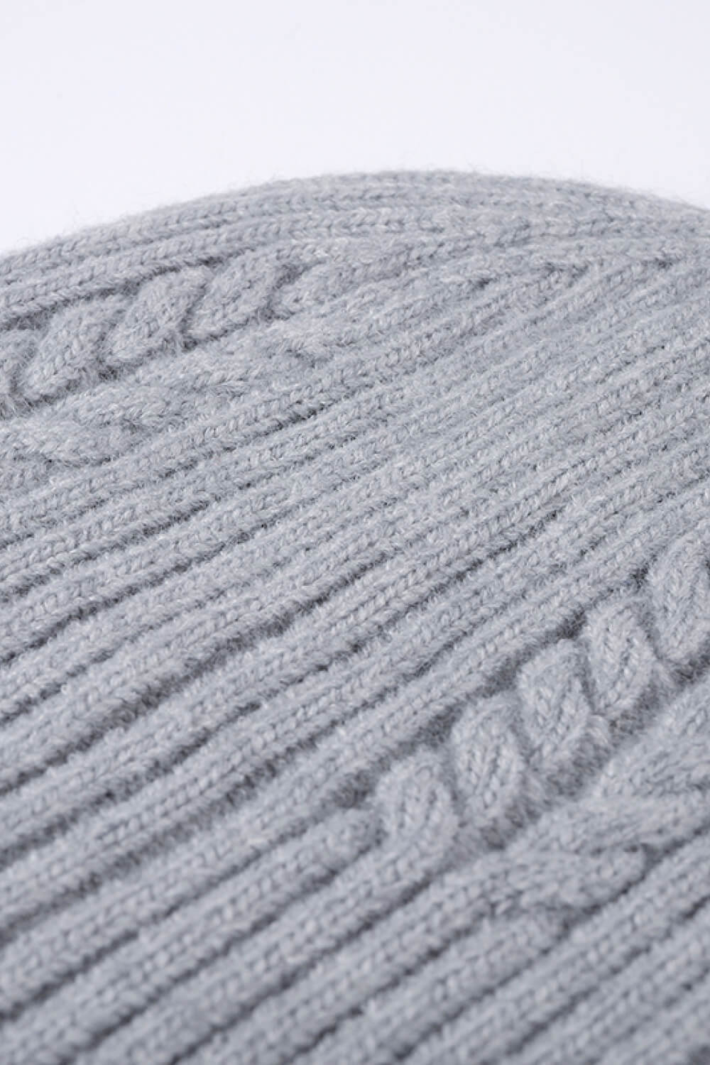 Fall Vibes Cable-Knit Cuff Beanie