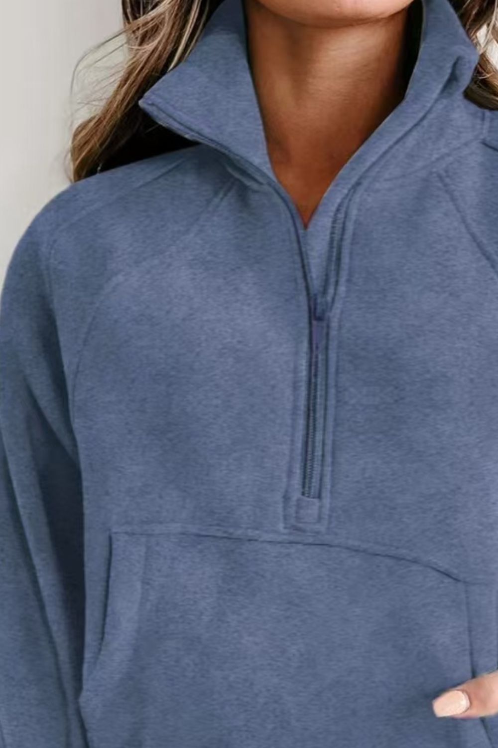 Jetsetter Half Zip Long Sleeve Sweatshirt